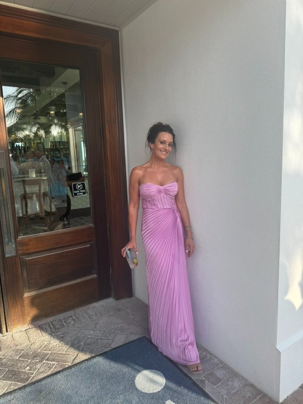 AMUR Joyceann Strapless Gown